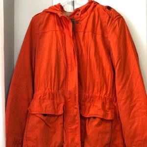 Women’s orange outerwear jacket